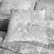 Catherine Lansfield Diamante Filled Cushion 45cm x 45cm - Silver