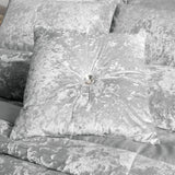 Catherine Lansfield Diamante Filled Cushion 45cm x 45cm - Silver