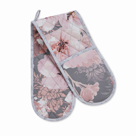 Catherine Lansfield Dramatic Floral Oven Glove - Dramatic Floral Double Oven Glove