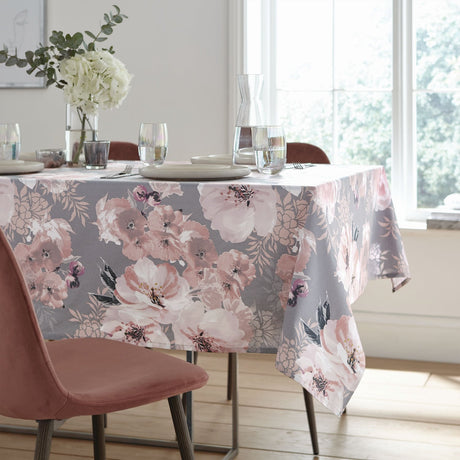 Catherine Lansfield Dramatic Floral Tablecloth - Dramatic Floral Table Cloth