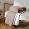 Nurrel Sherpa Throw Blanket 130cm x 180cm by furn.