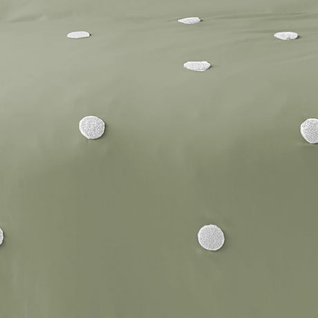 Dot Garden Duvet Cover Set Sage