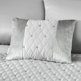 Catherine Lansfield Sequin Cluster Filled Cushion 30cm x 40cm - Silver