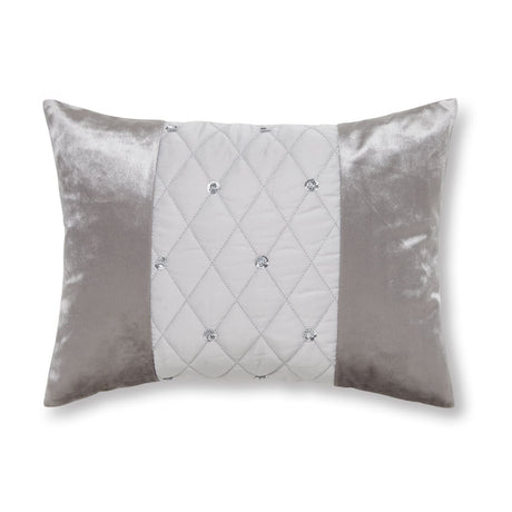 Catherine Lansfield Sequin Cluster Filled Cushion 30cm x 40cm - Silver - Sequin Cluster Cushion Silver Image 2