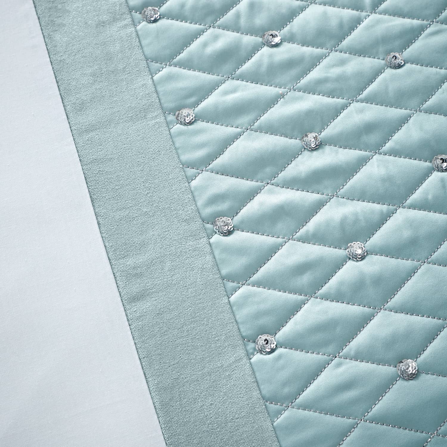 Catherine Lansfield Sequin Cluster Duvet Cover Set - Sequin Cluster Duvet Set Suck Egg Image 3