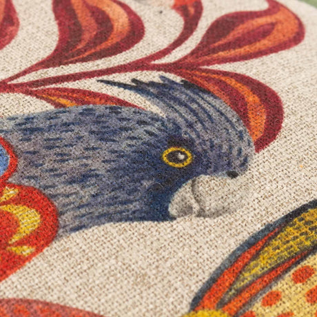 Akamba Tropical Birds and Palm Trees Cushion Covers by Wylder Tropics