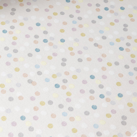 Brushed Balloons Spot Fitted Sheet by Bianca