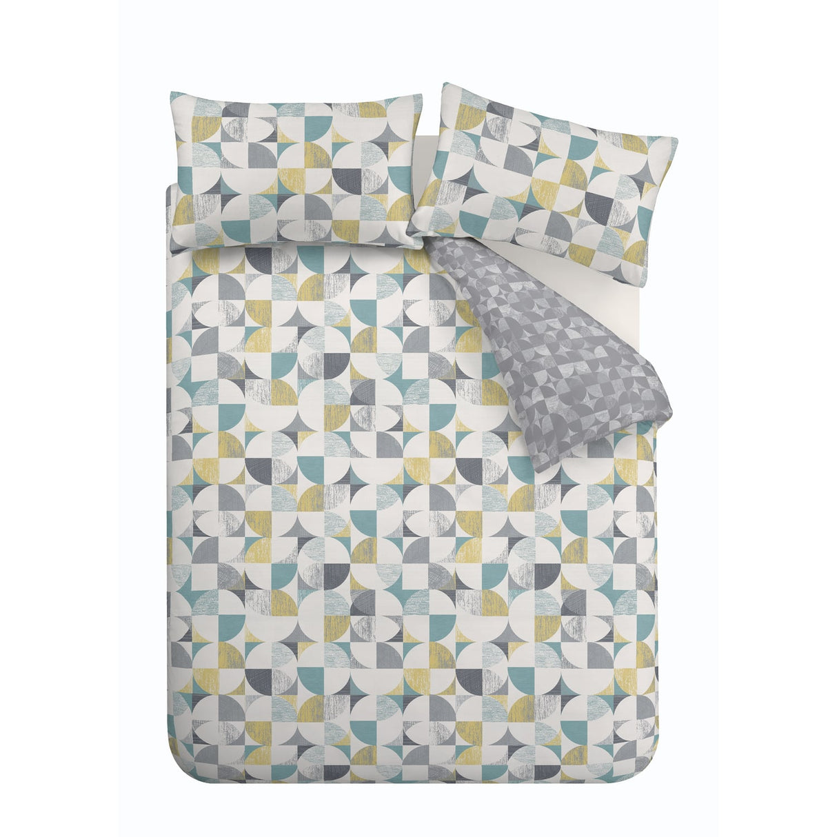 Catherine Lansfield Retro Circles Duvet Cover Set - Retro Circles Duvet Set