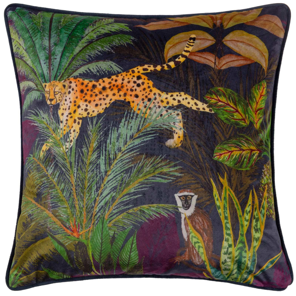 Aranya Velvet Cushion Cover 17" x 17" (43cm x 43cm) by Wylder