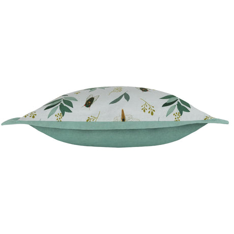 Lace Wing Sage Green Cushion Cover 20" x 20" by Wylder 5