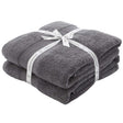 Catherine Lansfield Anti-Bacterial 500gsm 2 Piece Bath Sheet Towel Bale - Charcoal