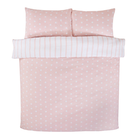 So Soft Spots & Stripes Duvet Cover Set by Rapport Home