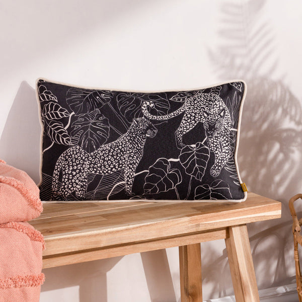 Aurora Leopard Rectangular Cushion Cover