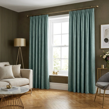 Dijon Blackout Thermal Tape Top Pencil Pleat Curtains 5