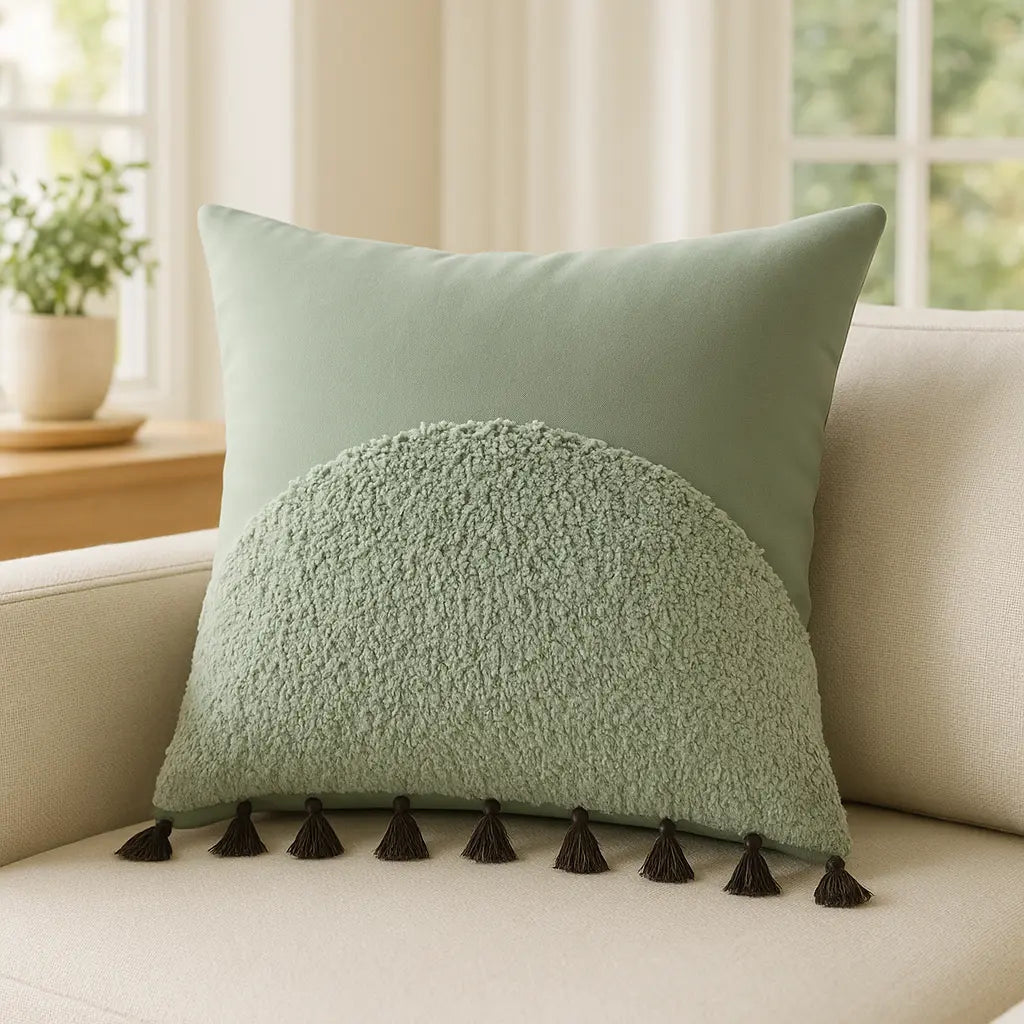 Radian 100% Cotton Eucalyptus Cushion Cover 45cm x 45cm