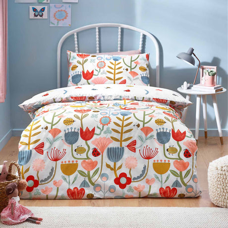 Little Nature Floral Duvet Cover Set by little furn.