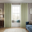 Goodwood Thermal Blockout Eyelet Curtains - Green
