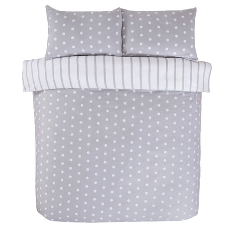 So Soft Spots & Stripes Duvet Cover Set by Rapport Home