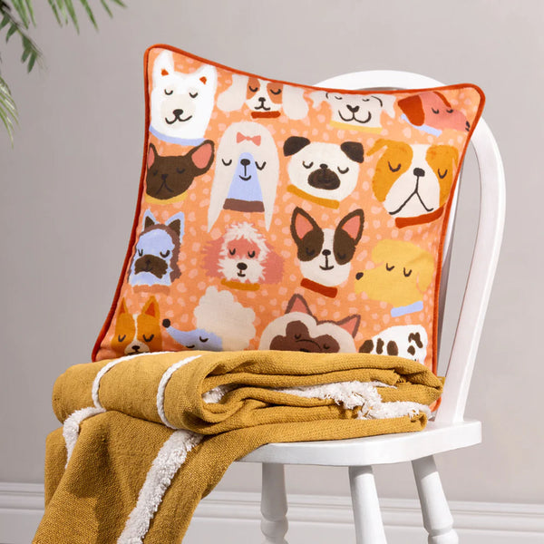 Woofers Dog Cushion Cover