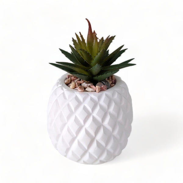 Artificial Succulent in Pineapple Pot