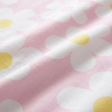 Retro Daisy Pink Floral Duvet Cover Set 4