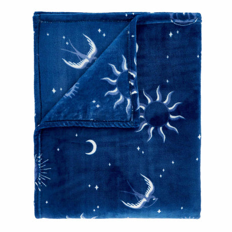 Astrology Fleece Throw by Sassy B