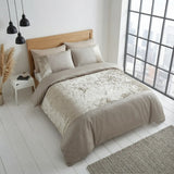 Velvet Duvet Cover Set - Natural