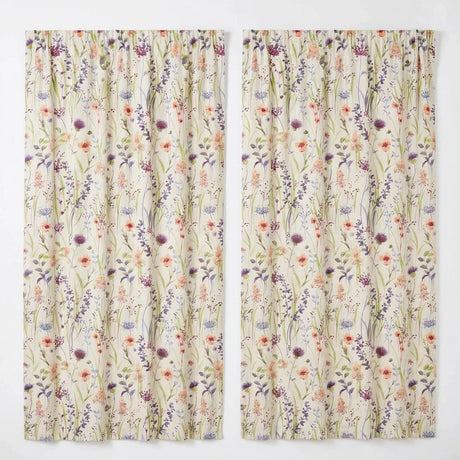Hampshire Floral Tape Top Curtains 4