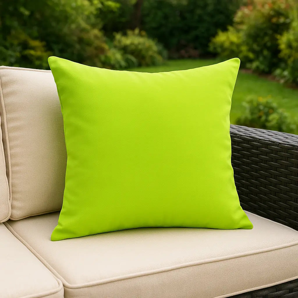 Wrap Outdoor Lime Cushion Cover 43cm x 43cm