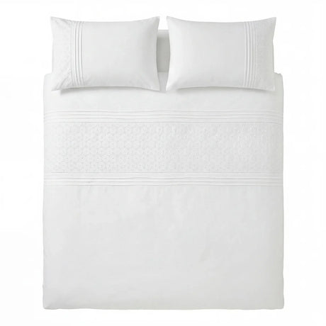 Everdean Duvet Cover Set - White