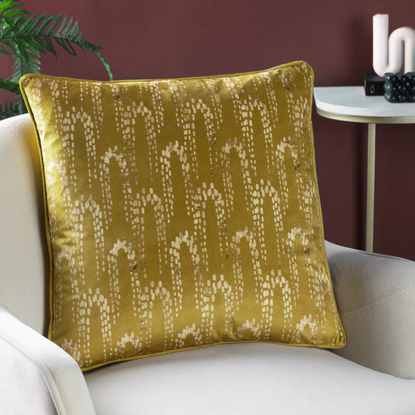 Wisteria Velvet Cushion Cover Chartreuse
