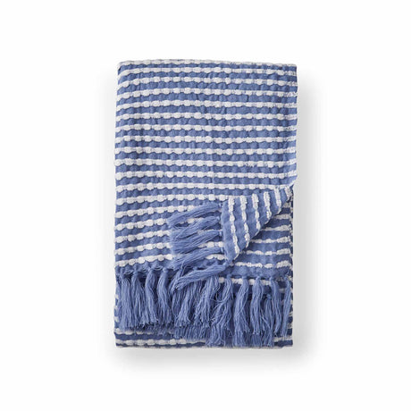 Stab Stitch Throw Blanket 125cm x 150cm by Catherine Lansfield