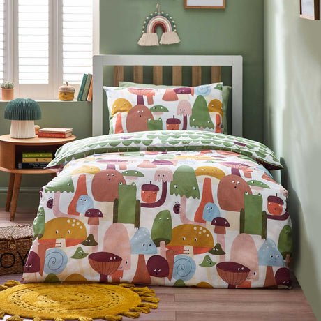 Funguys Mushroom Duvet Cover Set by little furn.