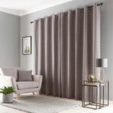 Prado Jacquard Eyelet Curtains by Fusion