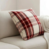 Highland Check Red Cushion Cover 17" x 17 2