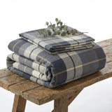 Lomond Check Flannelette Duvet Cover Set by Rapport Home