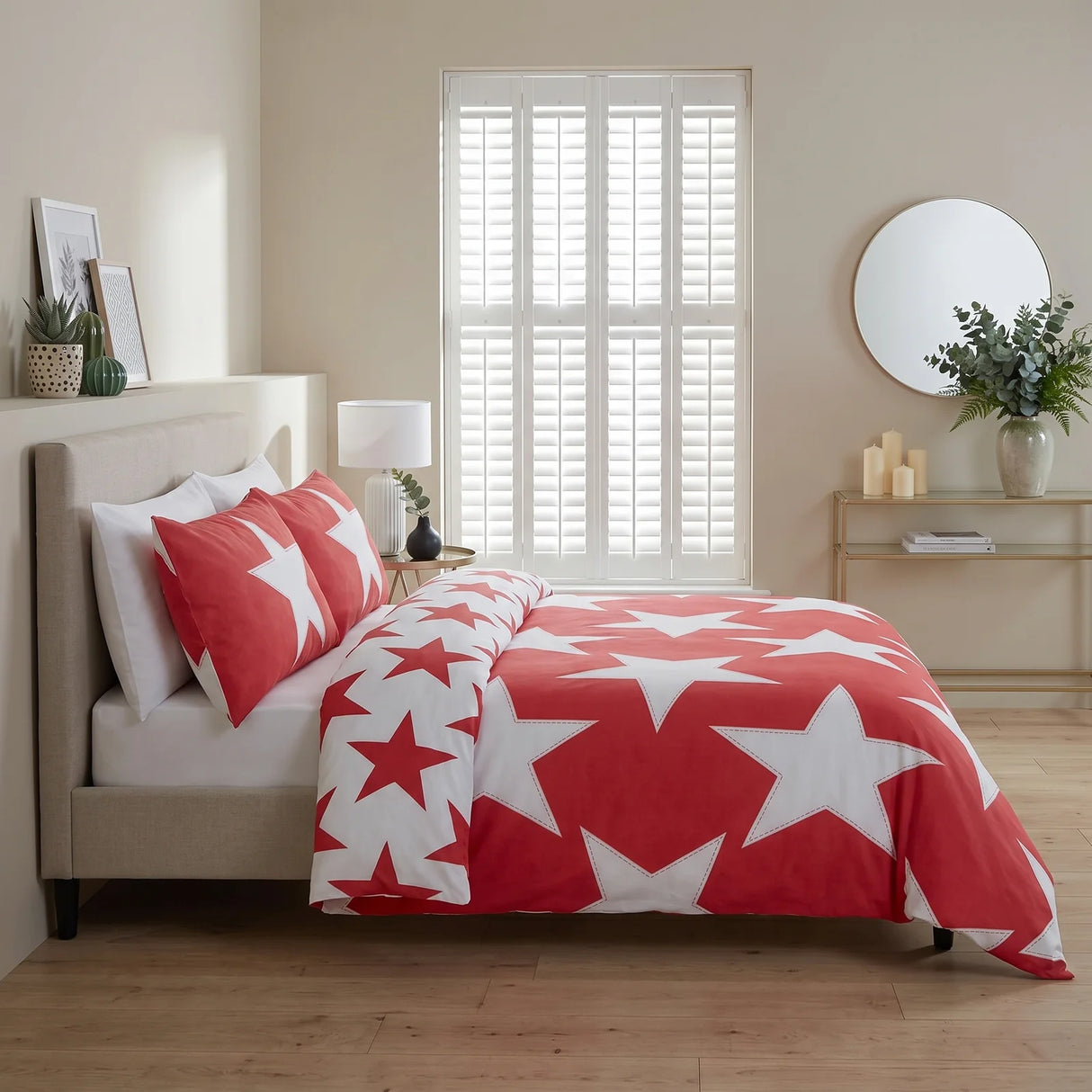 All Stars Red Duvet Cover Bedding Set