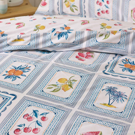 Riviera Tiles Duvet Cover Set by Catherine Lansfield