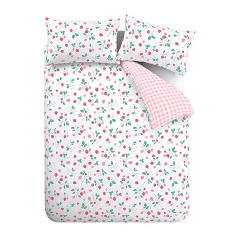 Strawberry Garden Duvet Cover Set