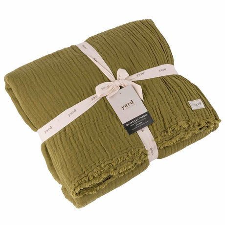Lark Muslin Cotton Throw Blanket by Yard