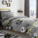 Football Printed Duvet Cover Set by Bedlam