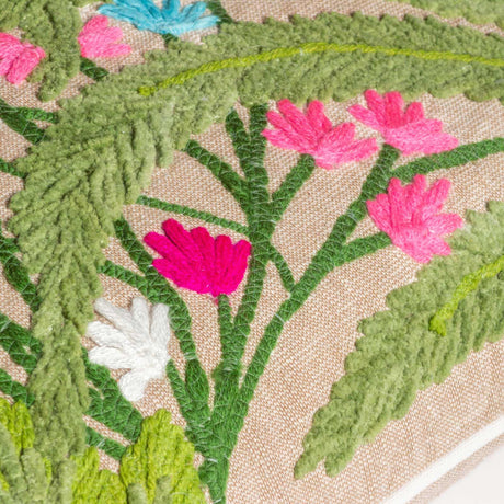 Sulta Embroidered Tiger Cushion Cover by Wylder