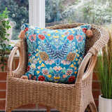 Adeline Floral Tasselled Cushion Cover by Wylder