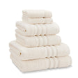 Catherine Lansfield Zero Twist 6 Piece Cotton Towel Bale Set 500GSM - Cream