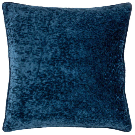 Ripple Plush Velvet Cushion Cover 20" x 20" by Paoletti