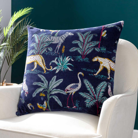 Wilds Tropical Cushion Cover 22" x 22" (55cm x 55cm) by Wylder Tropics