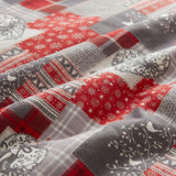 Alpine Patchwork Flannelette Duvet Cover Set 3