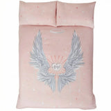 Angel Wings Duvet Cover Set Blush 2