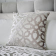 Catherine Lansfield Lattice Filled Cushion - Natural