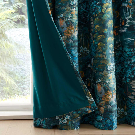 RHS Garden Walk Pencil Pleat Tape Top Curtains 4